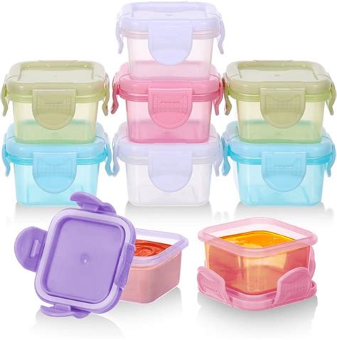 Illustratie van Difrax bewaarbakjes met deksels, waarop met potlood geschreven kan worden.