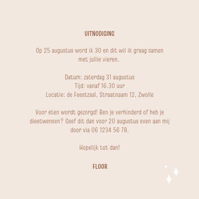 Voorbeeld van een creatieve workshop uitnodiging