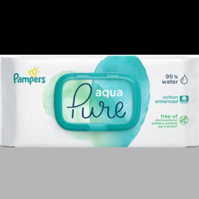 Babyhuid met Pampers Aqua Pure babydoekjes