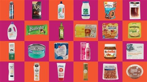 Infographic met de gemiddelde prijsverschillen tussen huismerken en A-merken