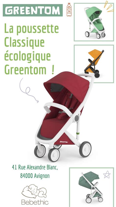 Illustratie van de Greentom Reversible kinderwagen met de zitting in de voorwaartse en achterwaartse positie.