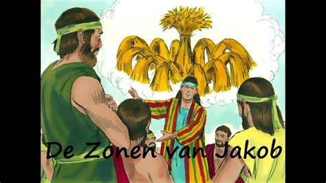 Illustratie van het Bijbelse verhaal van Jacob, Lea en Rachel