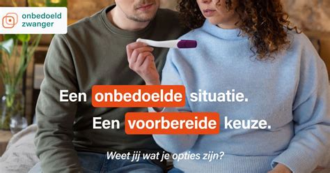 Infographic die de verschillende opties toont bij een onbedoelde zwangerschap: abortus, adoptie, zelf opvoeden.
