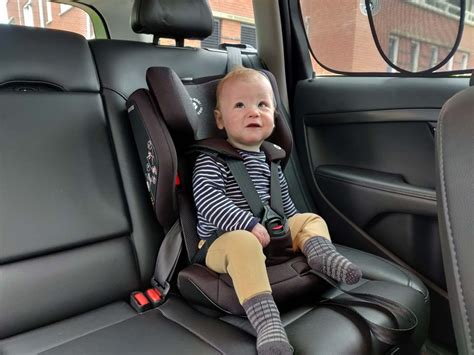 Illustratie van Isofix-bevestigingspunten in een autostoel