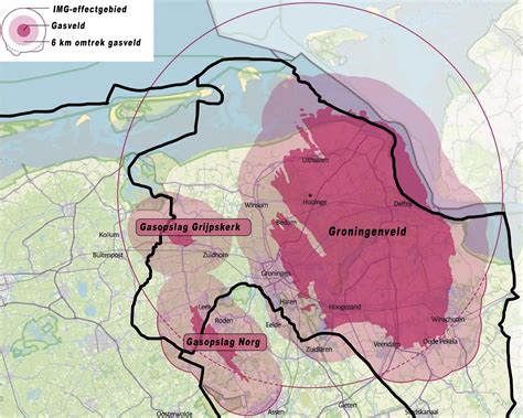 Overzichtskaart van het werkgebied van de verloskundigenpraktijken