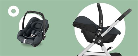 Maxi-Cosi CabrioFix op een kinderwagenframe