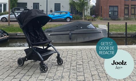 Afbeelding van de Joolz Aer+ buggy met de bijpassende reiswieg.
