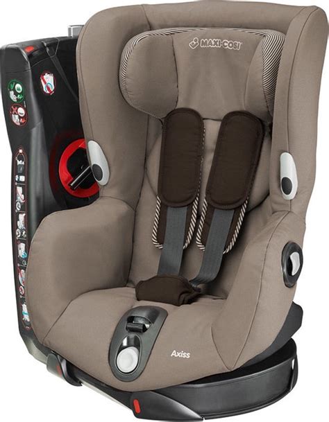 Overzicht van verschillende kleuren en patronen van de Maxi-Cosi Axiss autostoel