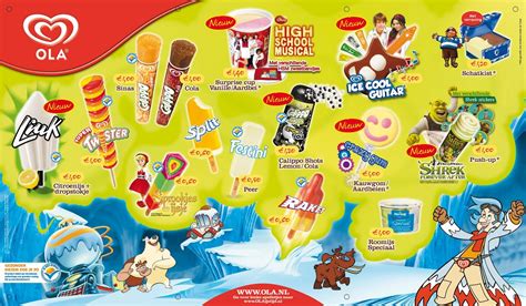 Afbeelding van de OLA Max IJsjestrommel, gevuld met diverse kinderijsjes