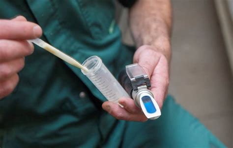 Verschillende hulpmiddelen voor het meten van biestkwaliteit