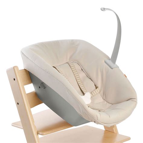Illustratie van het verstelmechanisme van de Stokke Newborn Set