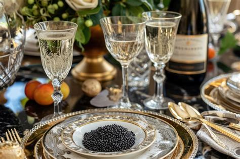 Gasten die genieten van een heerlijk diner aan een prachtig gedekte tafel