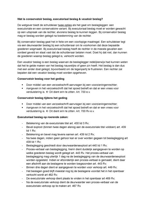 infographic met de verschillen tussen conservatoir en executoriaal beslag