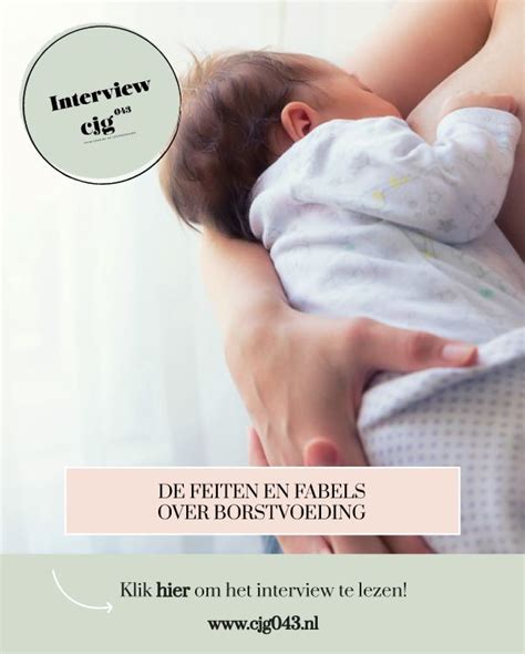 Tabel met feiten en fabels over borstvoeding.