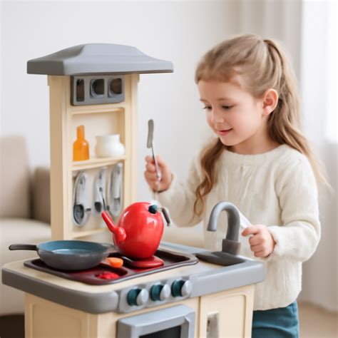 Collage van verschillende soorten Small Foot speelgoed: keukentje, winkeltje, klimdriehoek.