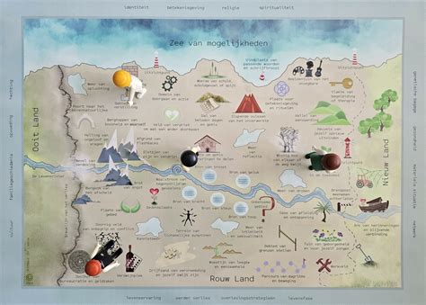 Illustratie die het concept van verlies en verandering symboliseert, bijvoorbeeld een vallend blad dat plaatsmaakt voor een nieuw schot.