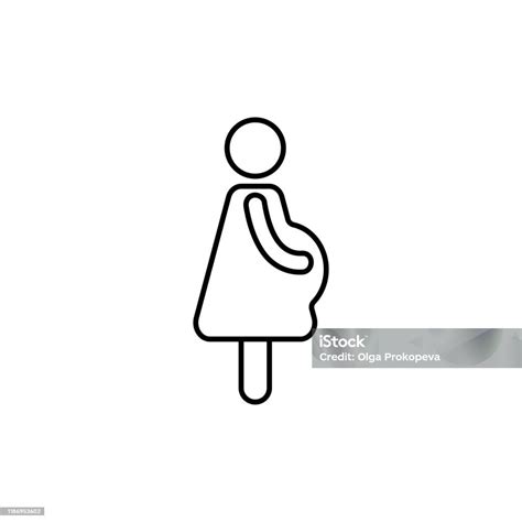 pictogram van een zwangere vrouw of vrouw-icoon op een parkeerbord