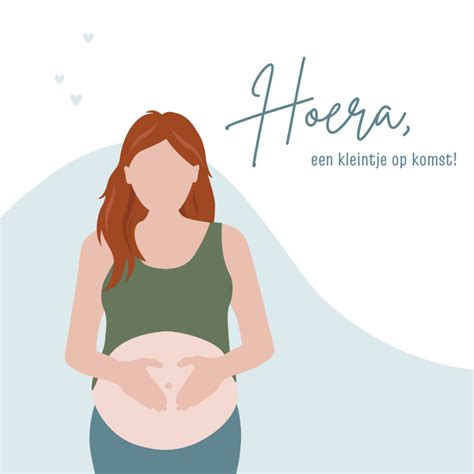 illustratie van een zwangere vrouw met ochtendmisselijkheid