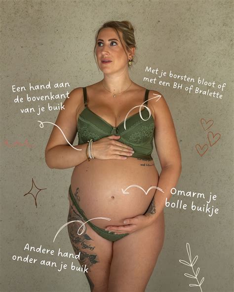 Een zwangere buik beschilderd met een kunstwerk, zoals een babyhoofdje of een echo.