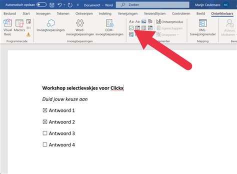 Screenshot van het 'Tabel selecteren' venster in Microsoft Word