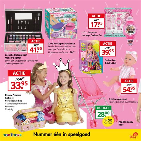 Een selectie van make-up poppen en accessoires van Top1Toys