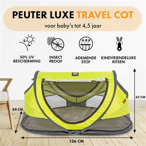 Afbeelding van de Deryan Peuter Luxe slaaptent met het zelfopblaasbare matras erin