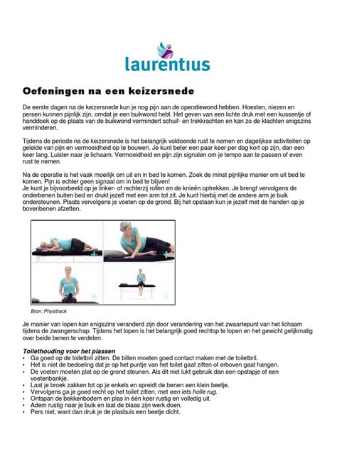 Visuele representatie van de anatomische gebieden die een osteopaat kan behandelen na een keizersnede.