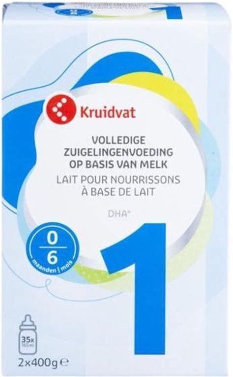 Foto van verschillende Kruidvat melkpoeder bewaardozen en een poedertoren.