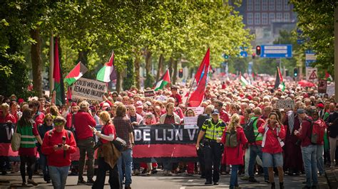 Foto van een demonstratie voor abortusrechten in de VS