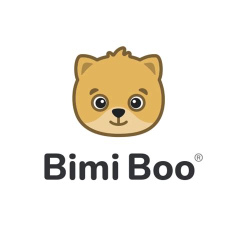 Logo van Bimi Boo Apps met een slogan over educatie en plezier.