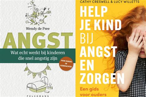 schema met verschillende methoden om angst bij kinderen te verminderen