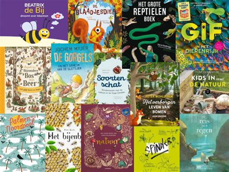 Boekenplank gevuld met diverse kinderboeken over wetenschap, natuurkunde en experimenten.