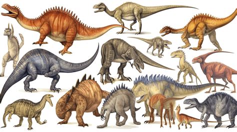 Collage van verschillende dinosaurus glijbanen in diverse kleuren en maten