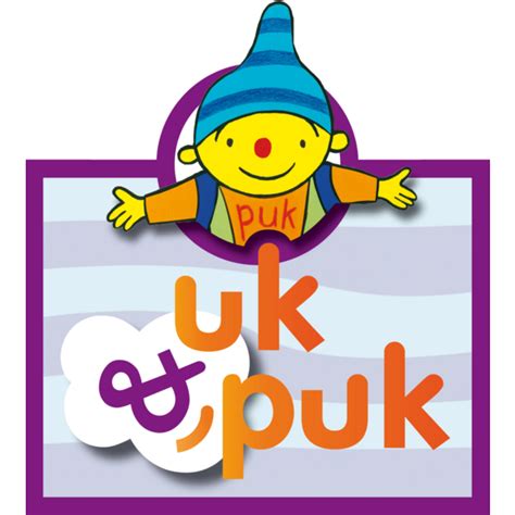 Illustratie van de pop Puk, het speelkameraadje uit het Uk & Puk programma.