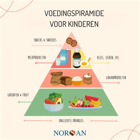 Illustratie van gezonde en gevarieerde maaltijden voor kinderen