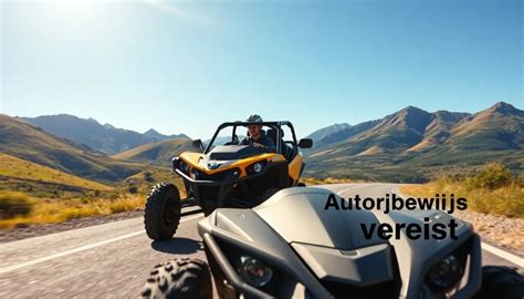 Afbeelding van een Can-Am quad die door water rijdt.