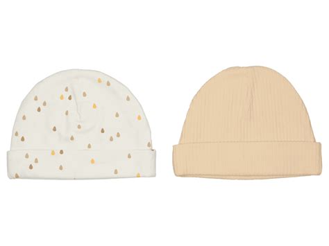 Verschillende gehaakte baby mutsjes in diverse kleuren en maten