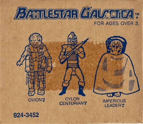 Voorbeeld van een Battlestar Galactica gift set van Mattel