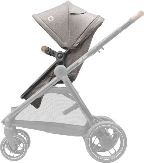 Illustratie van de Maxi-Cosi Zelia kinderwagen met het zitje naar voren gericht