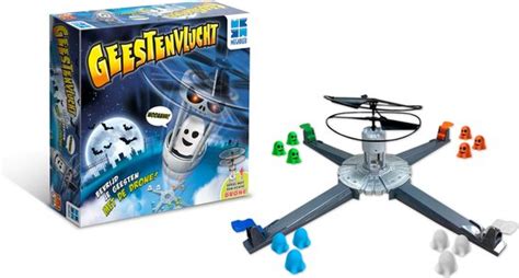 Foto van het bordspel Geestenvlucht met de drone.