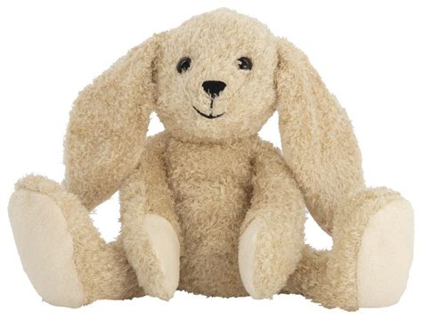 Foto van de zachte Coco knuffel met knisperende oren