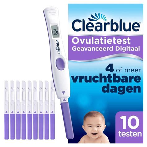 Voorbeelden van verschillende soorten ovulatietesten (strips, digitale tests)