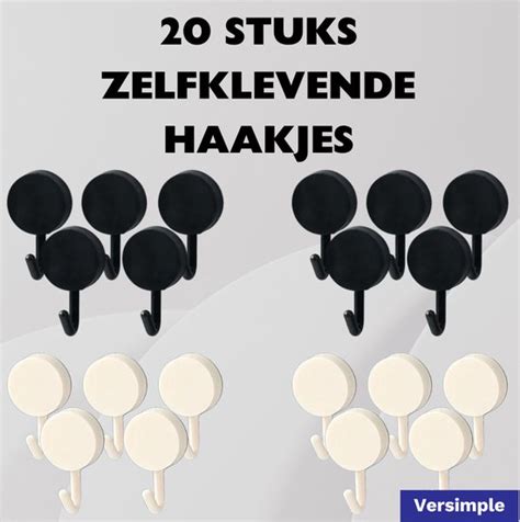 Collage van verschillende soorten HEMA haakjes (zelfklevend, deurhaak, kledinghaakje).