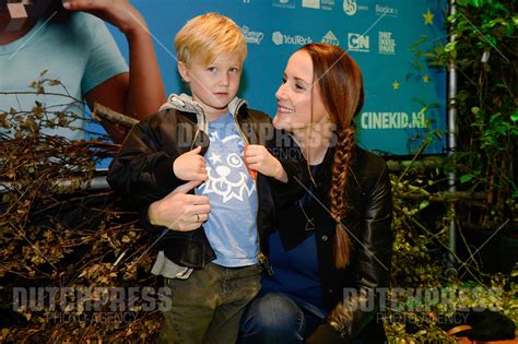 Evelien Bosch tijdens een presentatie