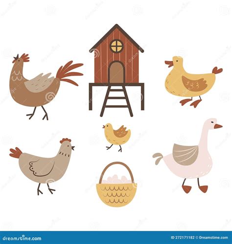 Illustratie van een kippenhok met een drinkbakverwarmer die water vorstvrij houdt in de winter.