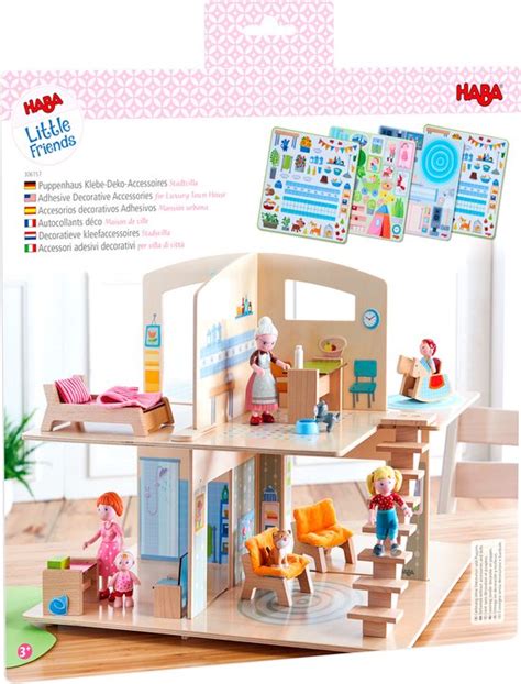 HABA Little Friends poppen en poppenhuis