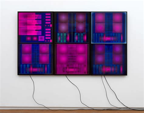 Harm van den Dorpel, Creation of Light, 2024. Wandobject. Fotografische belichting op metaalpapier.
