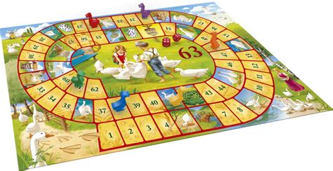 Spelbord met drollen voor het spel 