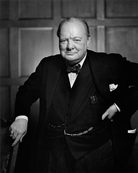 Portret van een jonge Winston Churchill