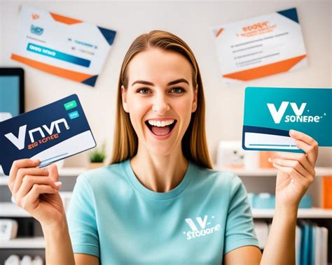 Illustratie die het gemak van het gebruiken van een VVV bon bij HEMA toont, met een kassamedewerker die een kaart scant.